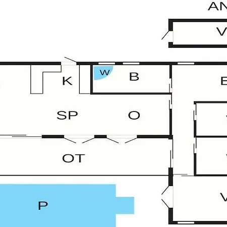 Vakantiehuis 10 Person Holiday Home In Rodvig Stevns-By Traum Lund (Stevns)